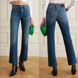 Mother Denim The Tripper Sneak high rise straight leg